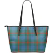 Agnew Ancient Tartan Leather Tote Bag (Large) A9