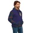 Agnew Clans Tartan All Over Hoodie - Sleeve Color - Bn