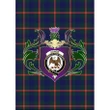 Agnew Modern Clan Garden Flag Royal Thistle Of Clan Badge K23