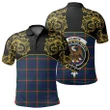 Agnew Modern Tartan Clan Crest Polo Shirt - Empire I - HJT4