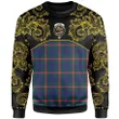 Agnew Modern Tartan Clan Crest Sweatshirt - Empire I - HJT4