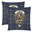 Agnew Modern Tartan Crest Pillow Cover HJ4