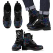 Agnew Modern Tartan Leather Boots Lion And Thistle TH8