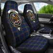 Agnew Tartan Car Seat Covers - Clan Badge K7