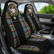 Aikenhead Tartan Car Seat Cover Clan Badge - Special Version K7