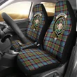 Aikenhead Tartan Car Seat Covers Clan Badge K7