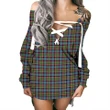 Aikenhead Tartan Criss Cross Sweater Dress A7
