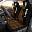 Ainslie Clans Tartan Car Seat Covers - Flash Style - BN