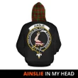 Ainslie In My Head Hoodie Tartan Scotland K32