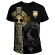 Ainslie T-shirt Celtic Tree Of Life Clan Black Unisex A91