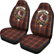 Ainslie Tartan Car Seat Covers - Clan Badge K7