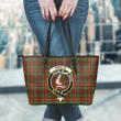 Ainslie Tartan Clan Badge Leather Tote Bag (Large) A9