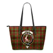 Ainslie Tartan Clan Badge Leather Tote Bag (Small) A9