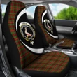 Ainslie Tartan Clan Crest Car Seat Cover - Circle Style HJ4