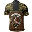 Ainslie Tartan Clan Crest Polo Shirt - Empire I - HJT4