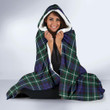 Allardice Clans Tartan Hooded Blanket - BN