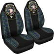 Allardice Tartan Car Seat Cover Clan Badge - Special Version K7