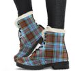 Anderson Ancient Tartan Faux Fur Leather Boots A9