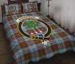 Anderson Ancient Tartan Quilt Bed Set Clan Badge K7