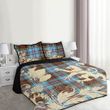 Anderson Ancient Tartan Scotland Lion Thistle Map Quilt Bed Set Hj4
