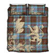 Anderson Ancient Tartan Scotland Lion Thistle Map Quilt Bed Set Hj4
