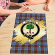 Anderson Modern Clan Crest Tartan Jigsaw Puzzle Gold K32