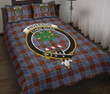 Anderson Modern Tartan Quilt Bed Set Clan Badge K7