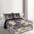Anderson Modern Tartan Scotland Lion Thistle Map Quilt Bed Set Hj4
