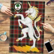 Anderson of Arbrake Clan Crest Tartan Unicorn Scotland Jigsaw Puzzle K32