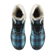 Angus Ancient  Tartan Faux Fur Leather Boots