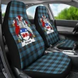 Angus Tartan Car Seat Covers Clan Badge K7