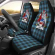 Angus Tartan Car Seat Covers Clan Badge K7
