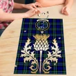 Arbuthnot Modern Clan Crest Tartan Thistle Gold Jigsaw Puzzle K32