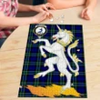 Arbuthnot Modern Clan Crest Tartan Unicorn Scotland Jigsaw Puzzle K32