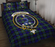 Arbuthnot Modern Tartan Quilt Bed Set Clan Badge K7