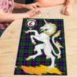 Armstrong Modern Clan Crest Tartan Unicorn Scotland Jigsaw Puzzle K32