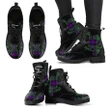 Armstrong Modern Tartan Leather Boots Lion And Thistle TH8