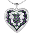 Armstrong Modern Tartan Luxury Necklace Luckenbooth Thistle TH8