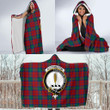 Auchinleck Clans Tartan Hooded Blanket - BN