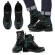 Baillie Modern Tartan Leather Boots Lion And Thistle TH8