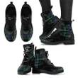 Baillie Modern Tartan Leather Boots Lion And Thistle TH8