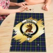 Baird Modern Clan Crest Tartan Jigsaw Puzzle Gold K32