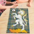 Balfour Blue Clan Crest Tartan Unicorn Scotland Jigsaw Puzzle K32