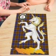 Balfour Modern Clan Crest Tartan Unicorn Scotland Jigsaw Puzzle K32