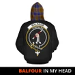 Balfour Modern In My Head Hoodie Tartan Scotland K32