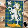 Barclay Hunting Ancient Clan Crest Tartan Unicorn Scotland Jigsaw Puzzle K32