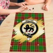 Baxter Modern Clan Crest Tartan Jigsaw Puzzle Gold K32