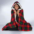Belshes Clans Tartan Hooded Blanket - BN