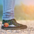 Blackwatch Ancient Clan Women High Top Shoes Custom Highland Cow K23