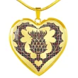 Borthwick Ancient Tartan Luxury Necklace Luckenbooth Thistle TH8